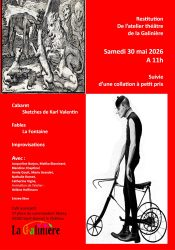 AfficheRestitution atelier thé